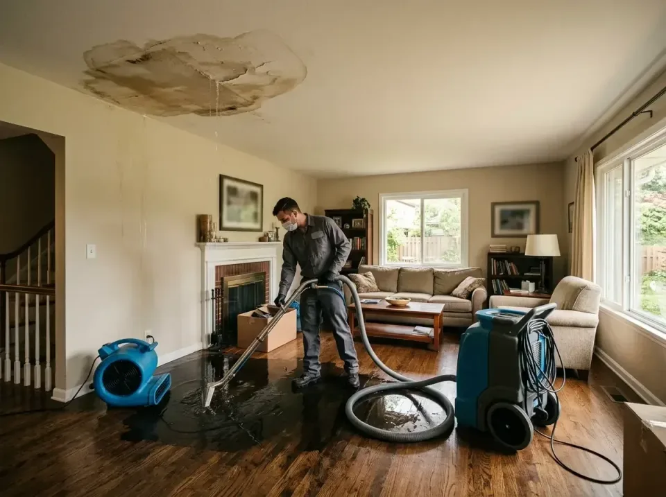 attic-pipe-burst-ceiling-drip-008 — frequently asked questions, Water Damage Restoration & Carpet Care in Huntersville, NC